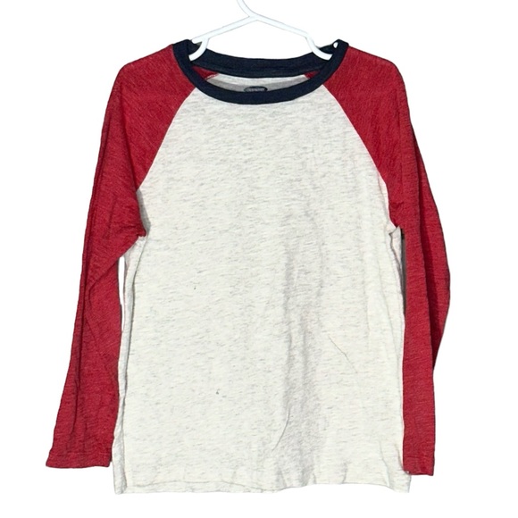 ๐ With Any Bundle ๐
Old Navy baseball Henley tee Red Grey Large - Picture 2 of 4